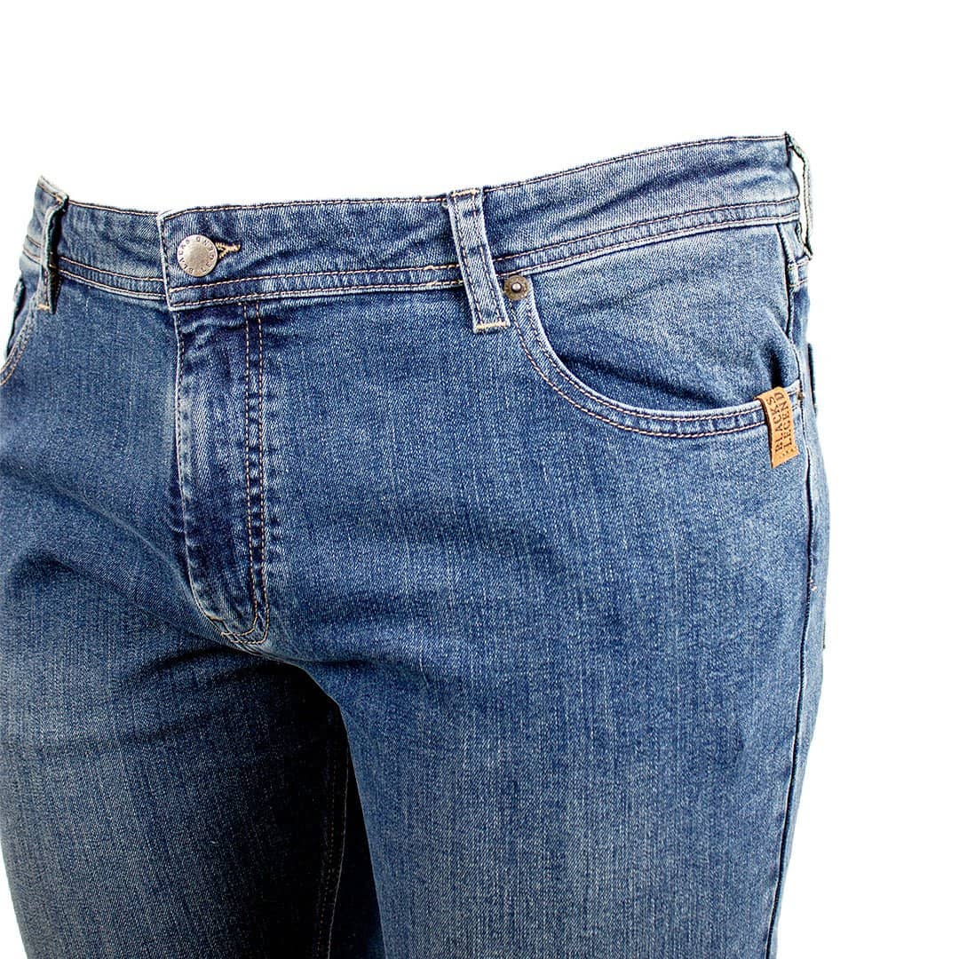 Jeans droit bleu délavé - Image 6