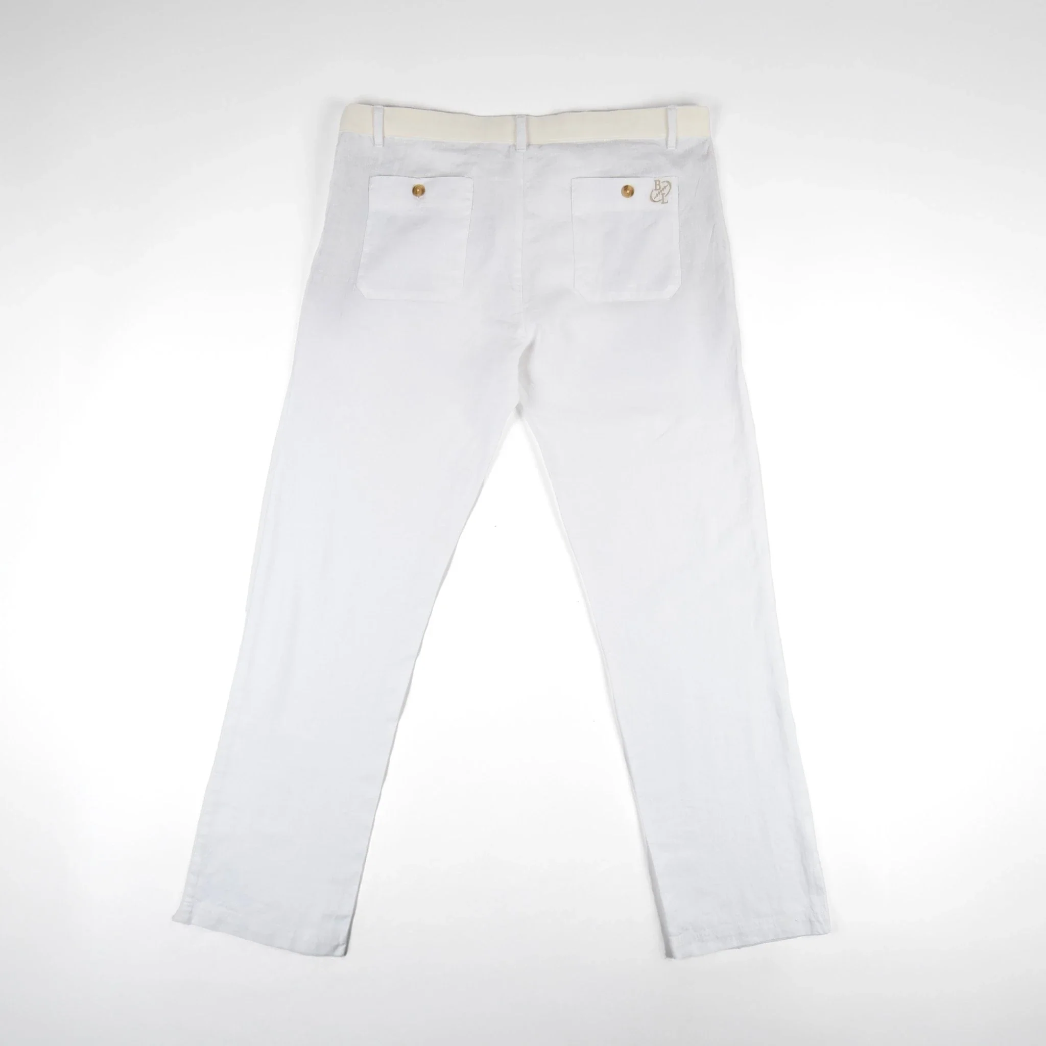 Pantalon blanc en lin - Image 4