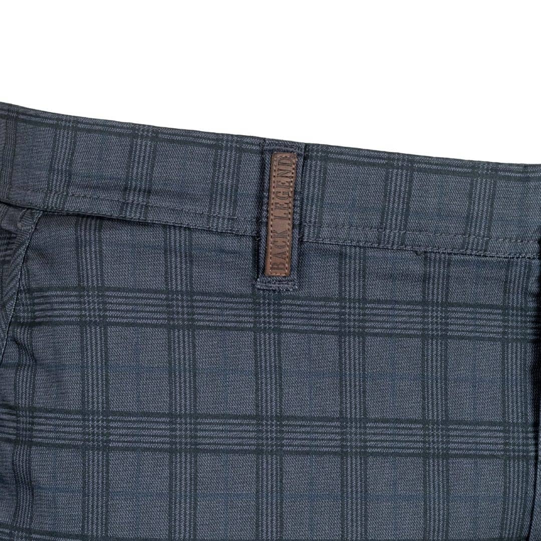 Pantalon cargo gris à carreaux - Image 5