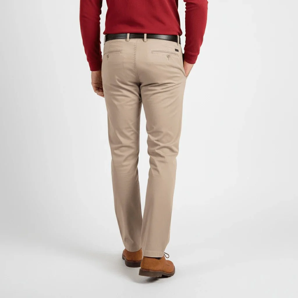 Pantalon chino beige - Image 3