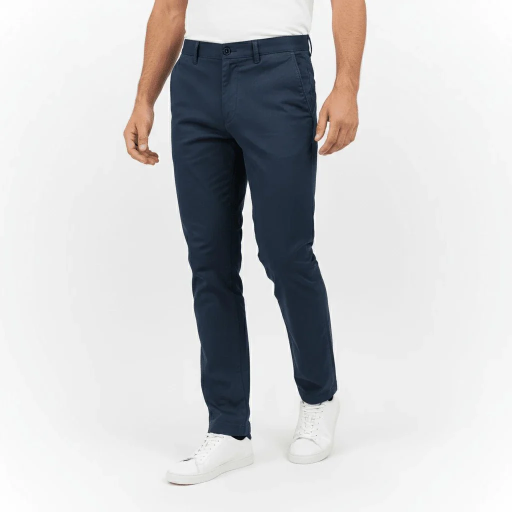 Pantalon chino bleu marine - Image 2