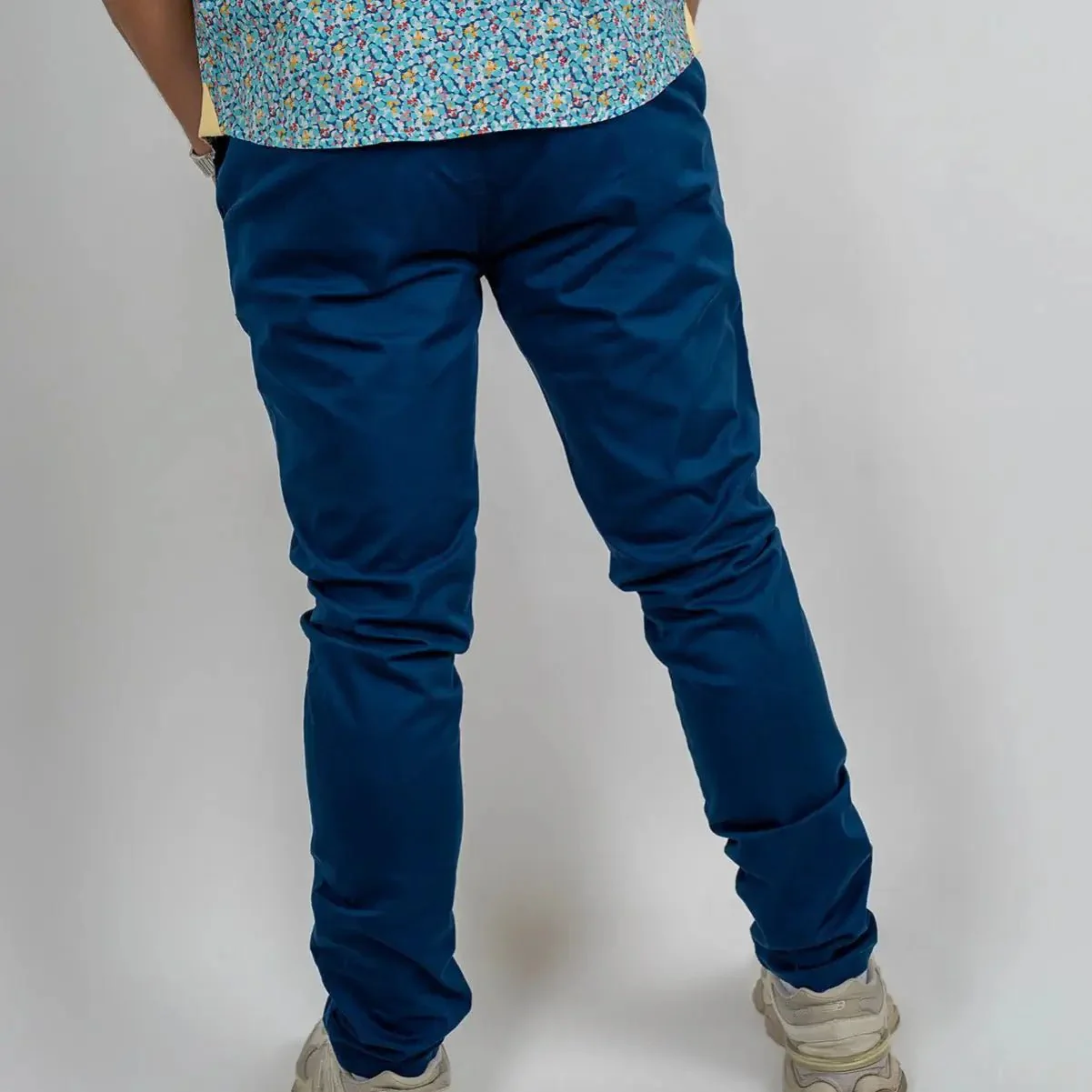 Pantalon chino bleu roi - Image 2