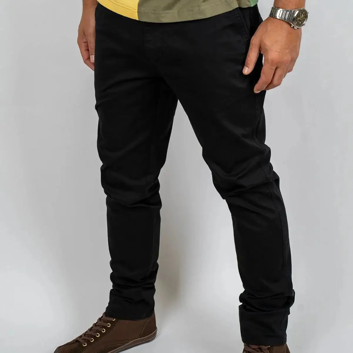 Pantalon chino noir - Image 3