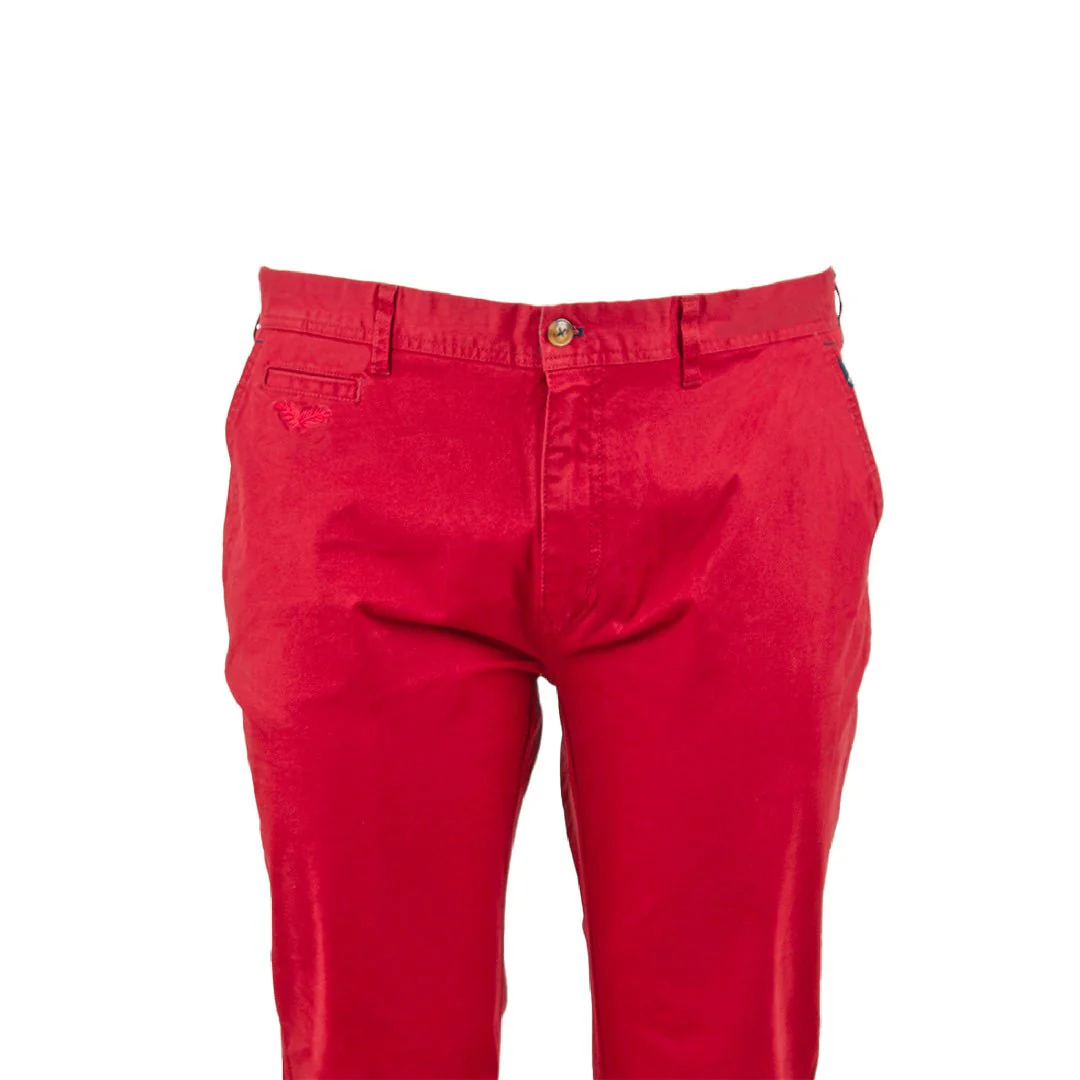 Pantalon chino rouge - Image 3