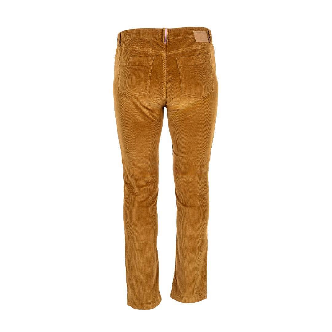 Pantalon 5 poches marron en velours - Image 4