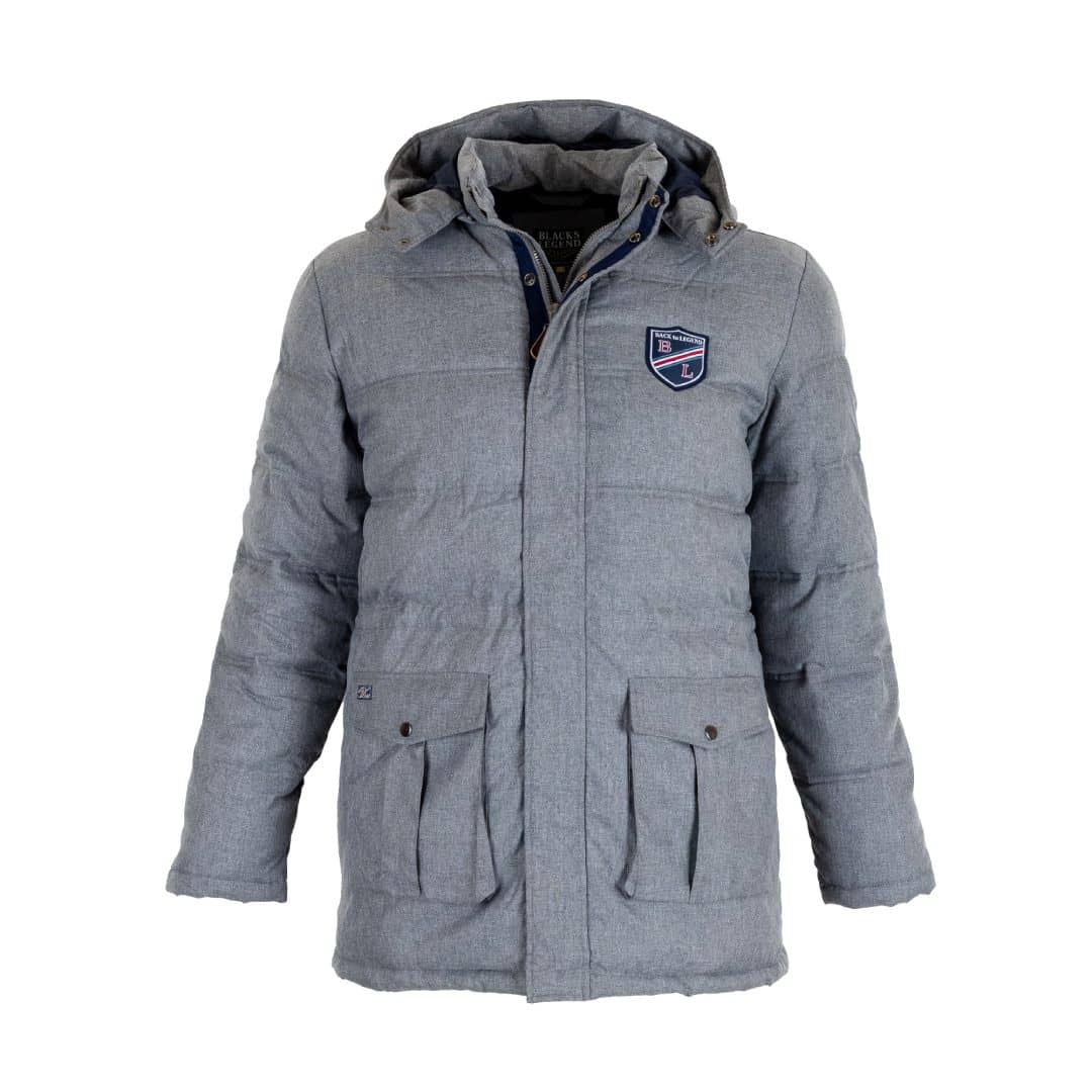 Parka grise déperlante effet doudoune - Image 3