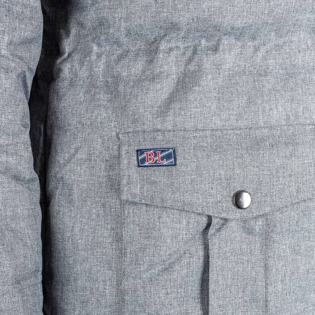 Parka grise déperlante effet doudoune - Image 7