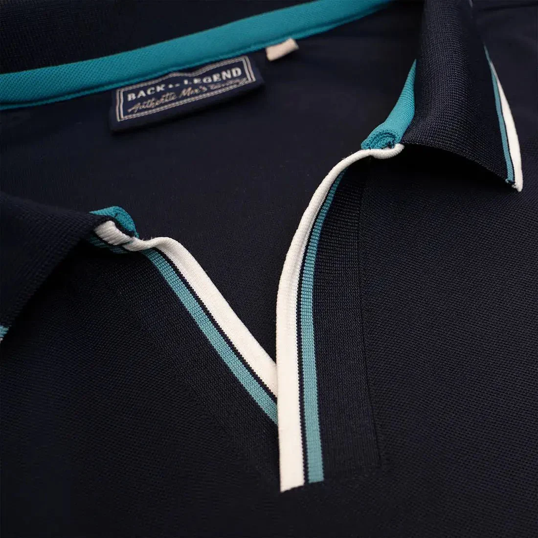 Polo anti UV bleu marine - Image 3