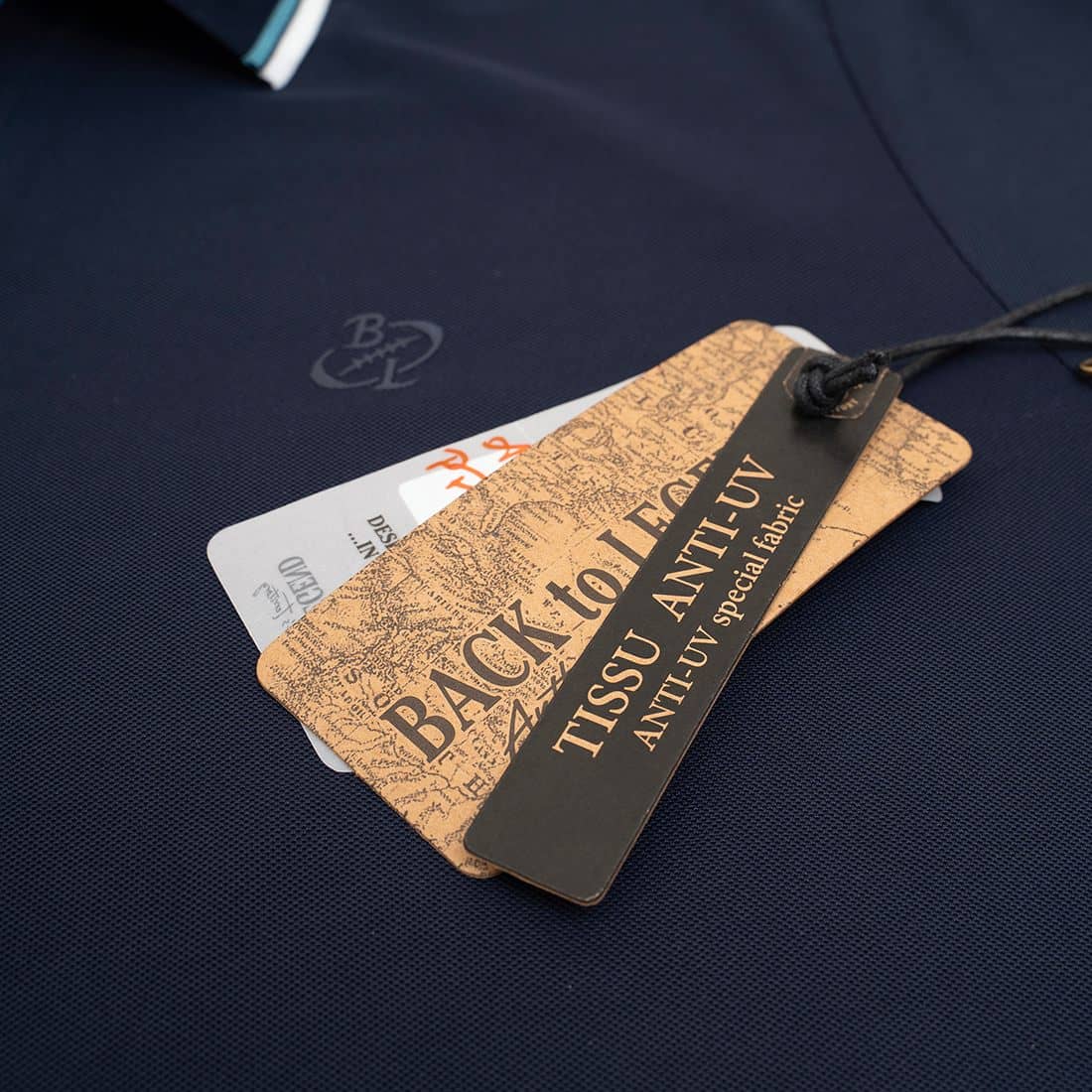 Polo anti UV bleu marine - Image 5