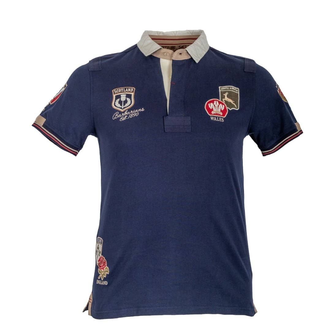 Polo Barbarians multi-nation bleu marine - Image 4