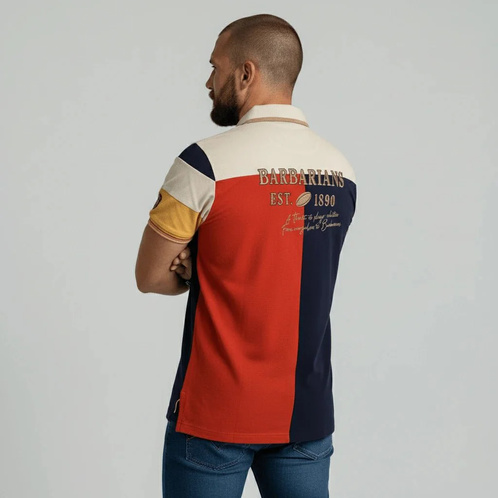 Polo Barbarians multicolore - Image 2