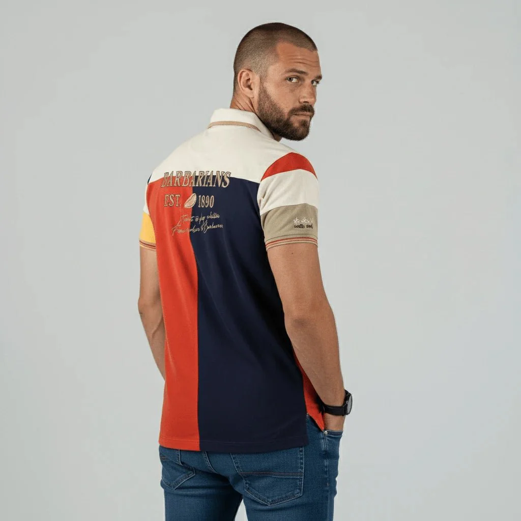 Polo Barbarians multicolore - Image 6