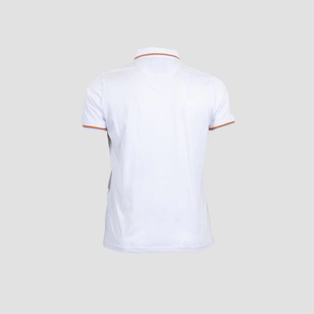 Polo blanc mercerisé - Image 5