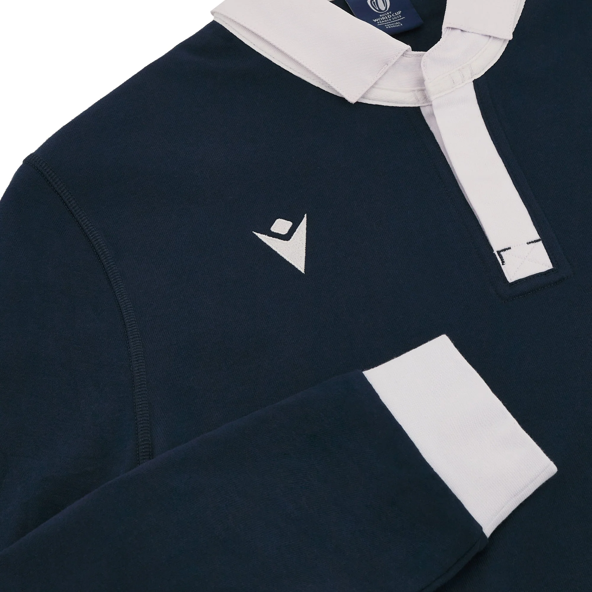 Polo ml bleu marine Macron RWC France 2023 - Image 5