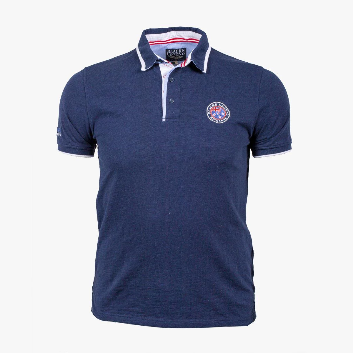 Polo bleu marine New Zealand Team Spirit