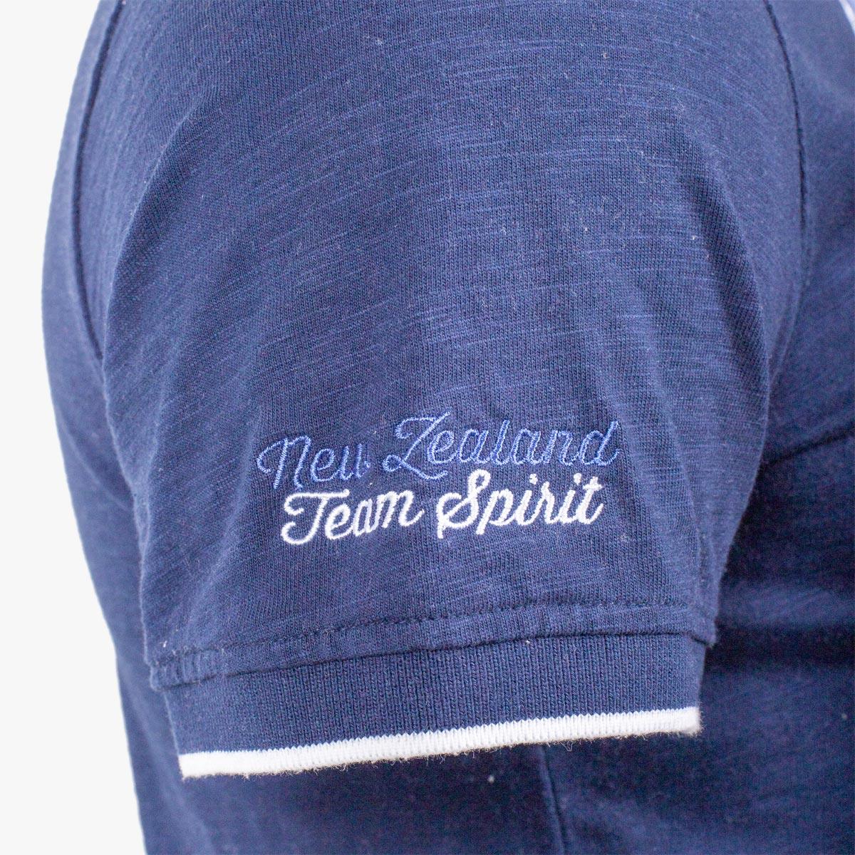 Polo bleu marine New Zealand Team Spirit - Image 4