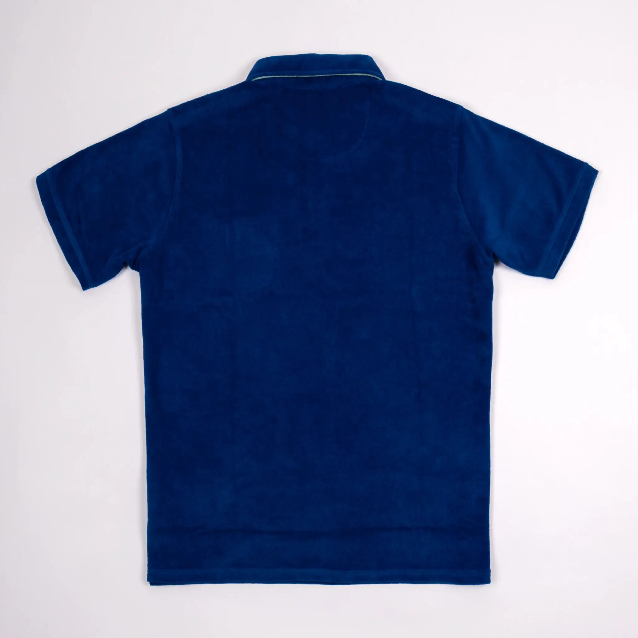 Polo bleu roi tissu éponge - Image 4