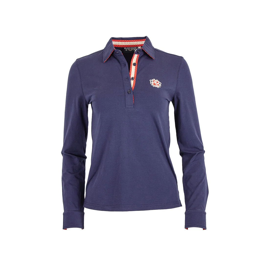 Polo femme ml bleu - Image 3