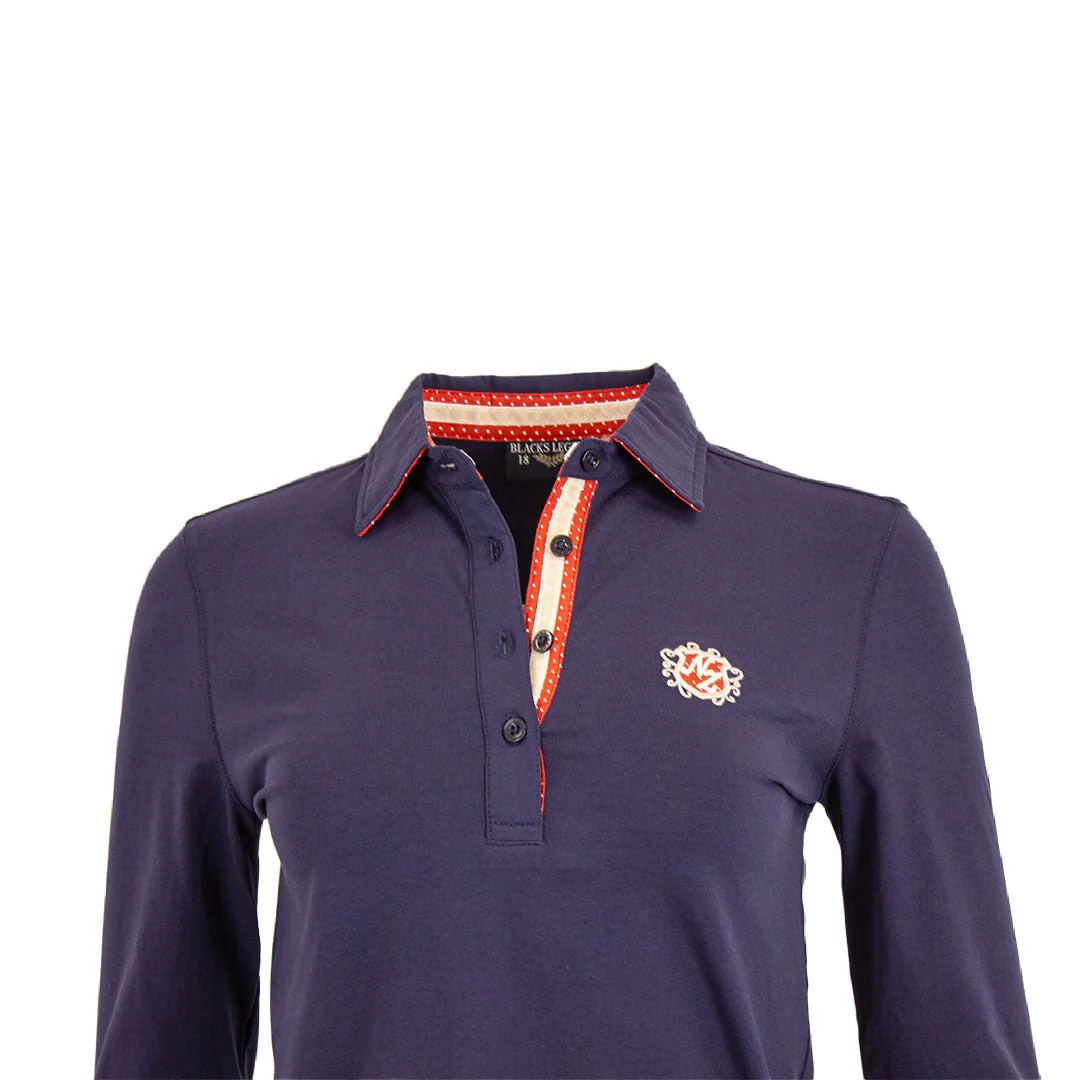 Polo femme ml bleu - Image 5