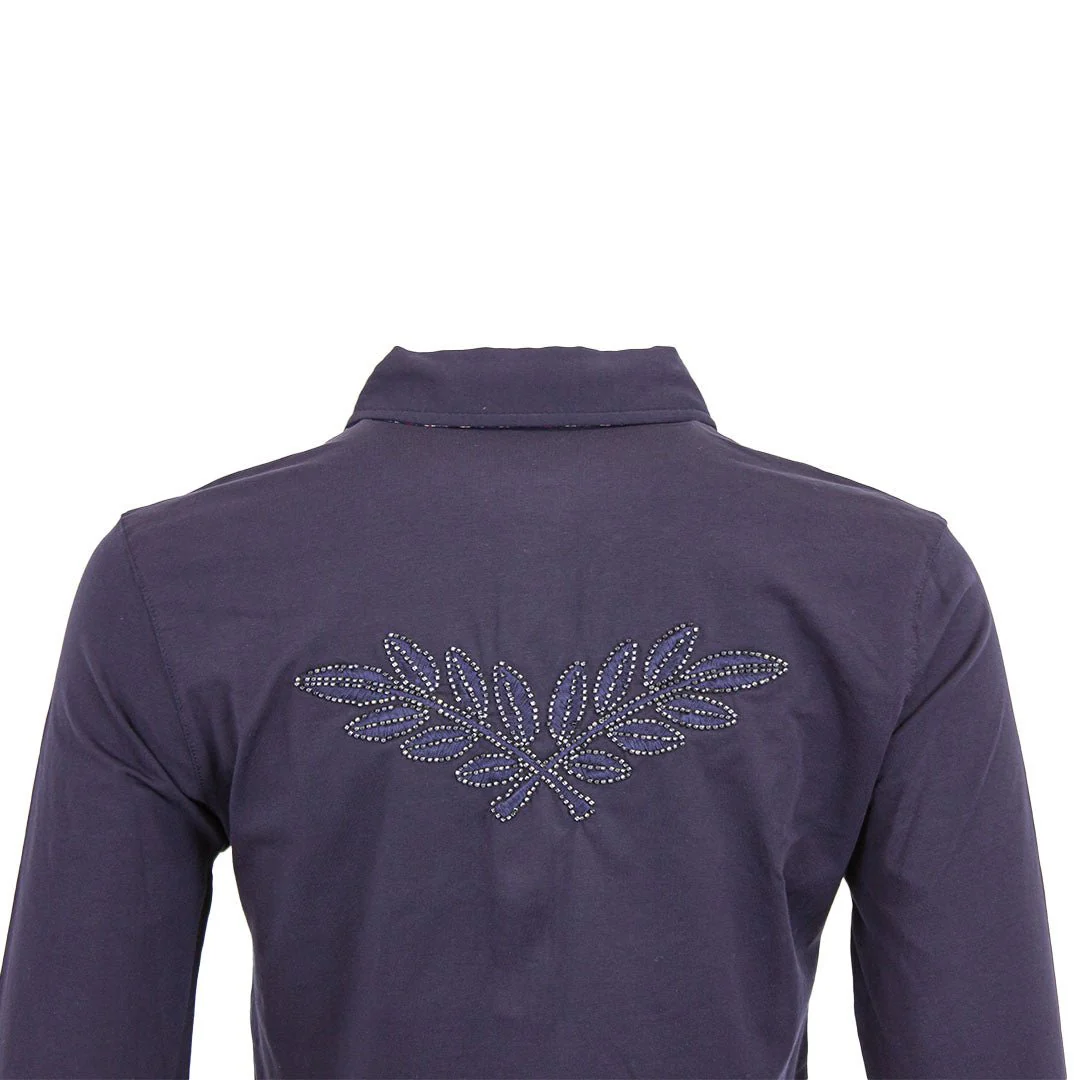 Polo femme ml marine - Image 3