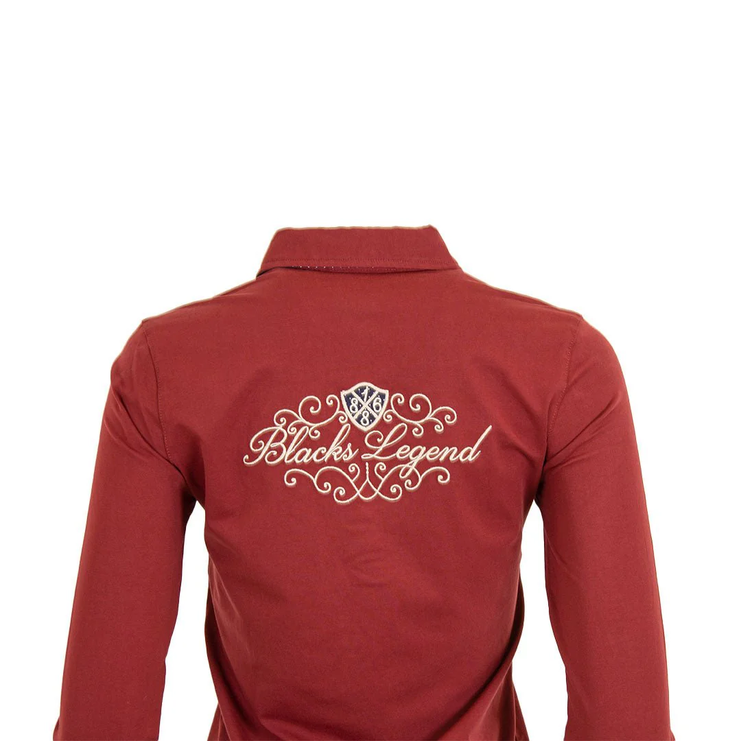 Polo femme ml bordeaux - Image 3