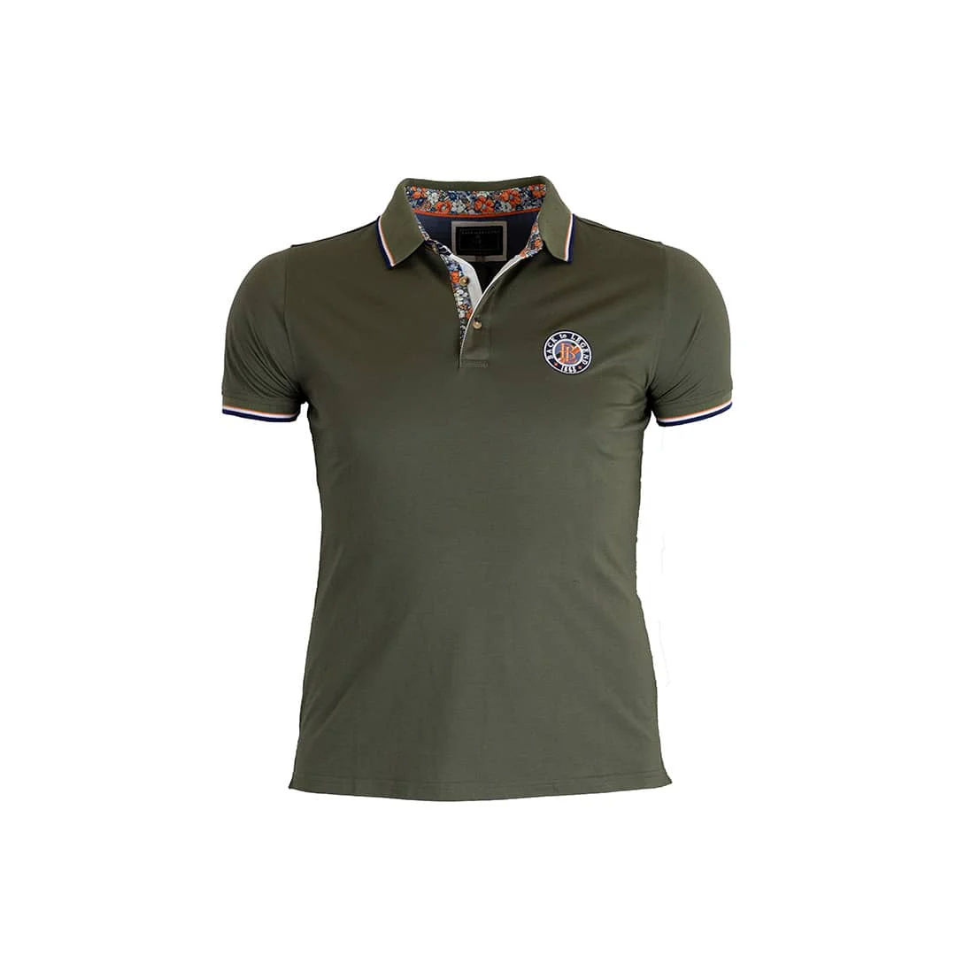 Polo kaki foncé RugbyBlend