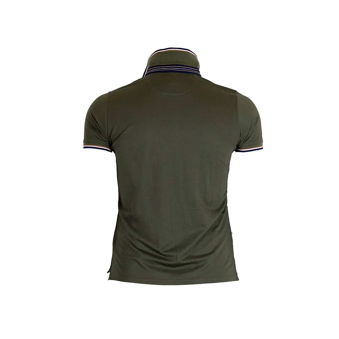 Polo kaki foncé RugbyBlend - Image 2