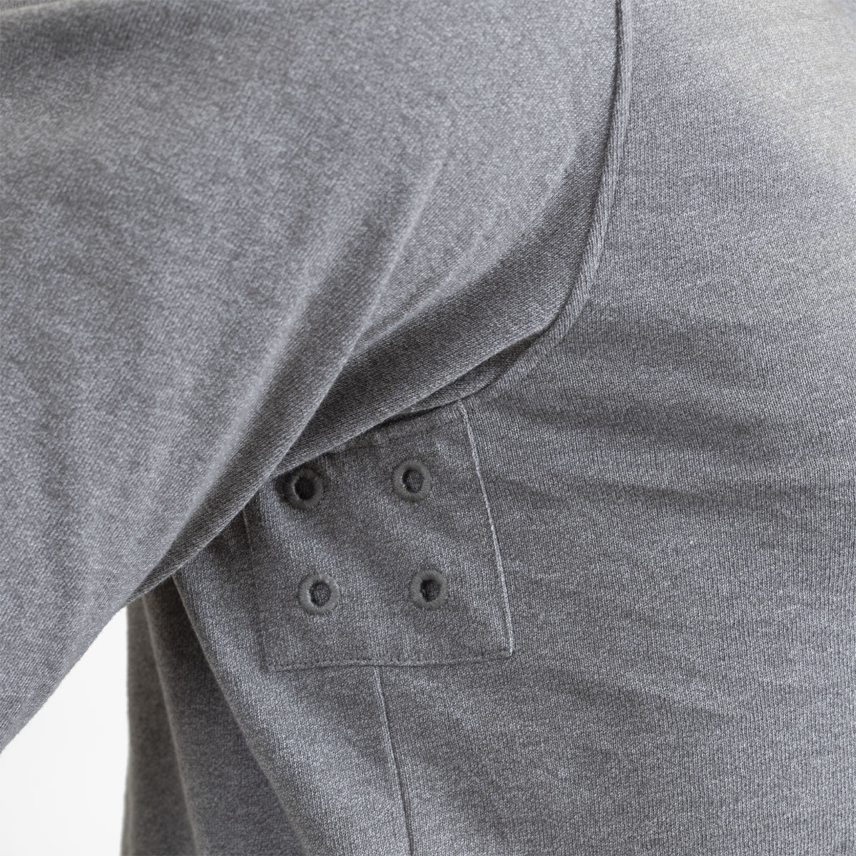Polo 1868 gris chiné à manches longues - Image 7