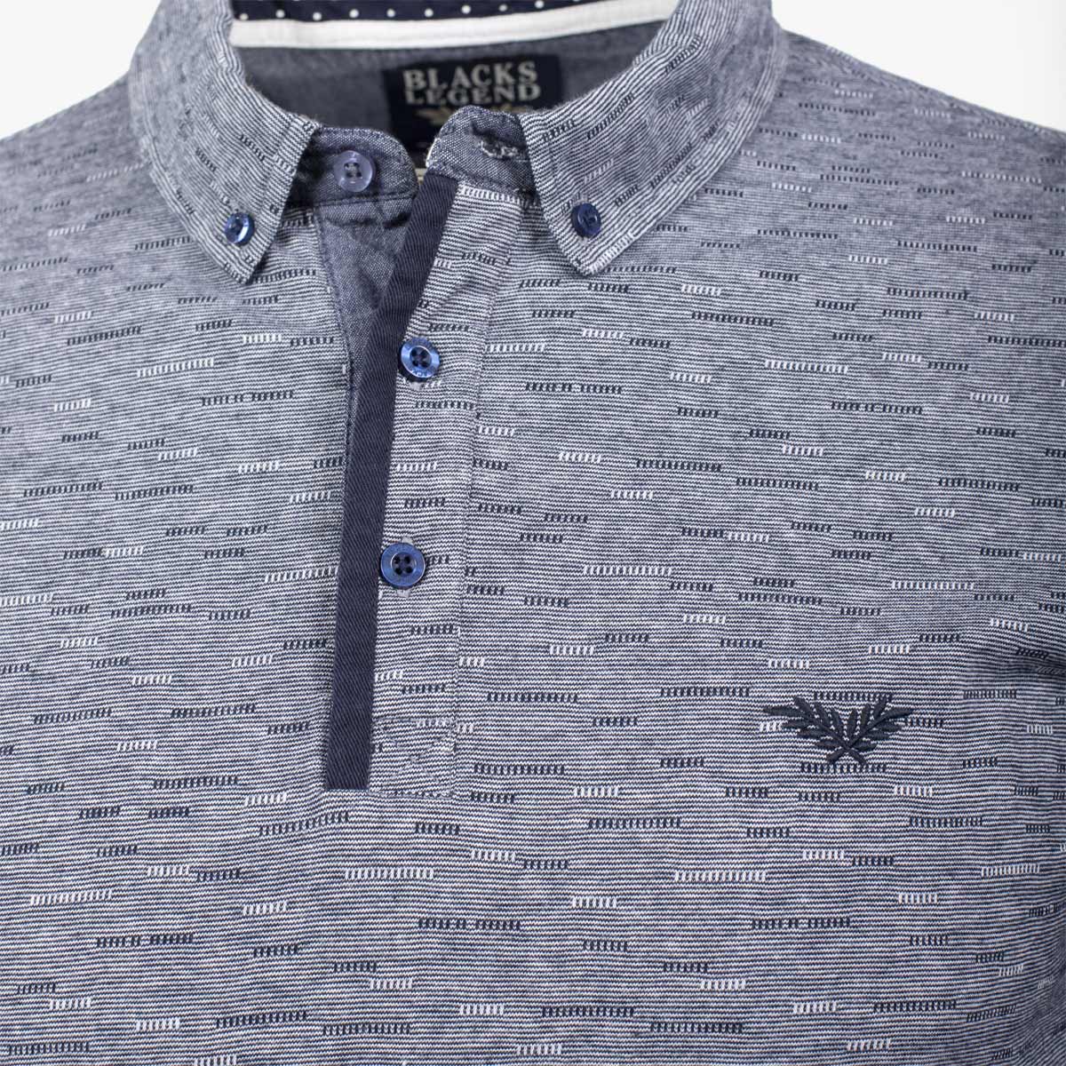 Polo ml bleu chiné - Image 3
