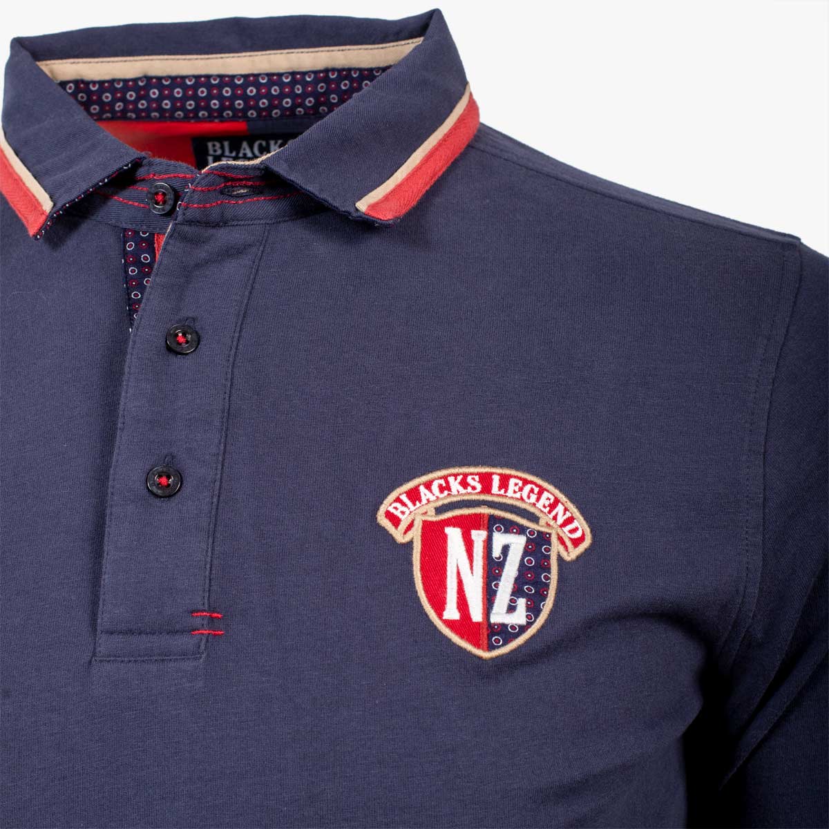 Polo ml bleu marine NZ - Image 3