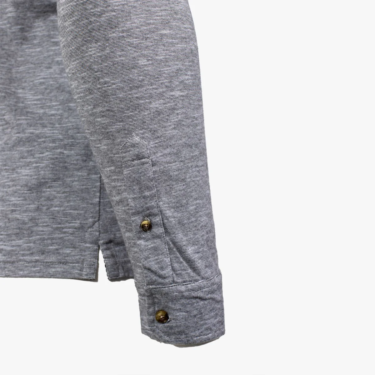 Polo ml gris chiné - Image 3