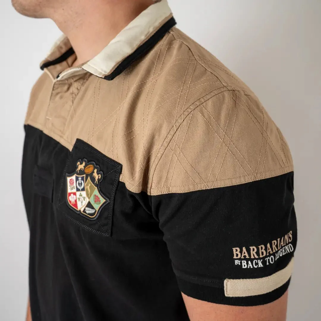 Polo noir et marron Barbarians n°15 - Image 3