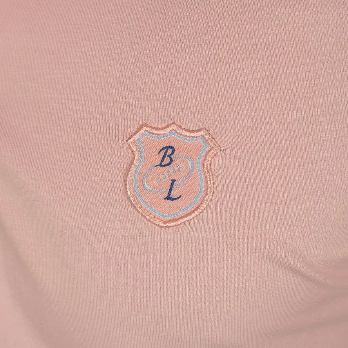 Polo rose pâle élasthanne - Image 6