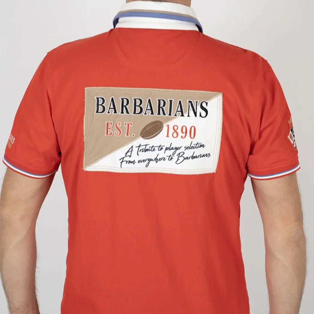 Polo rouge Barbarians n°10 - Image 3