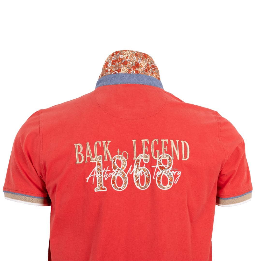 Polo rouge BACK to LEGEND - Image 4