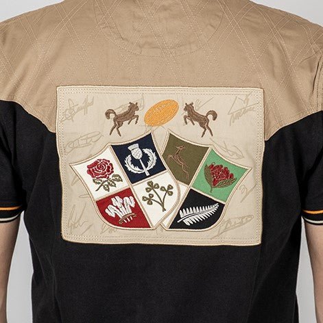 Polo scapulaire beige et noir Barbarians - Image 3