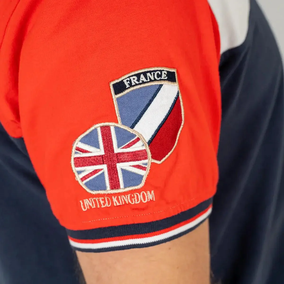 Polo tricolore multi-pays Barbarians - Image 6