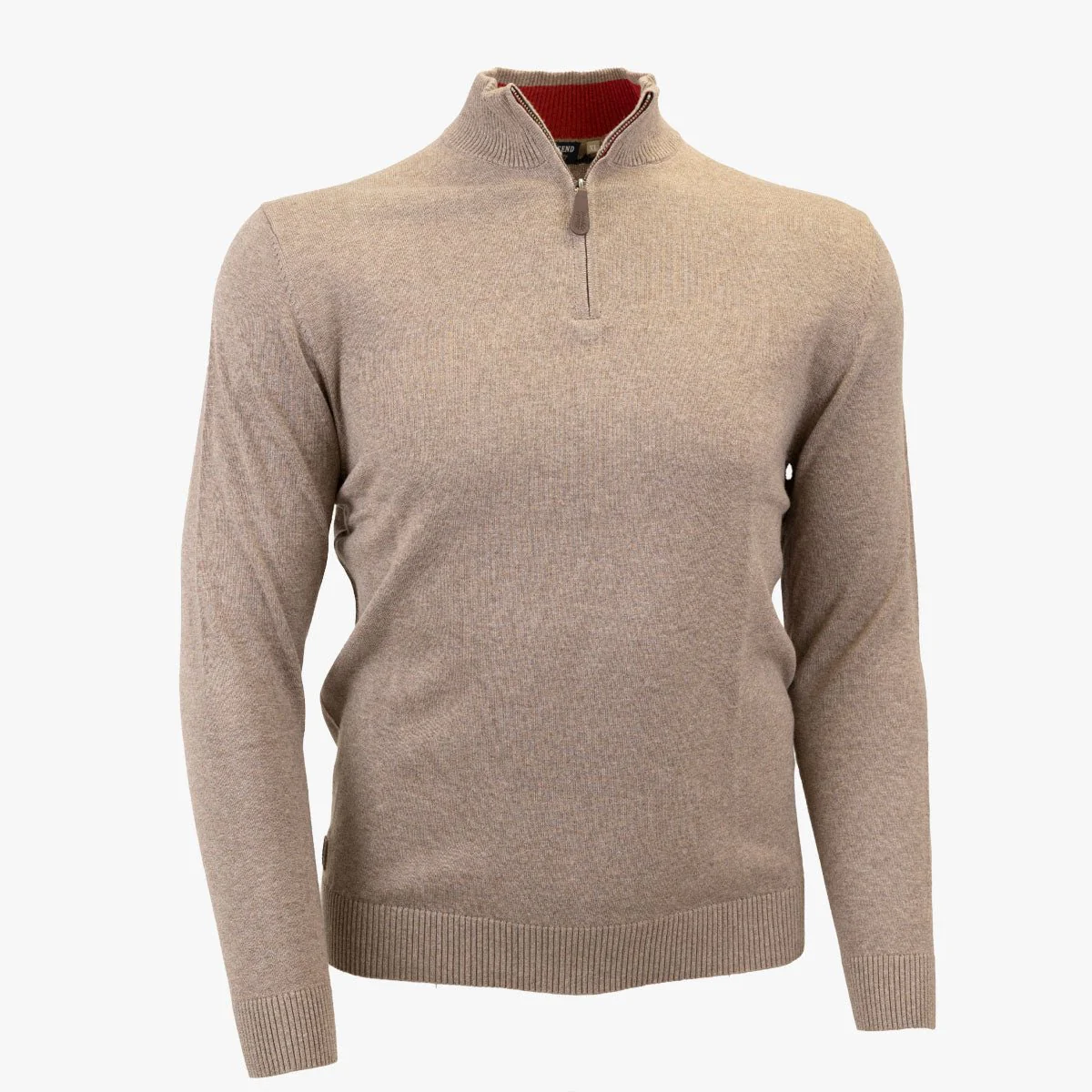 Pull camionneur beige cachemire
