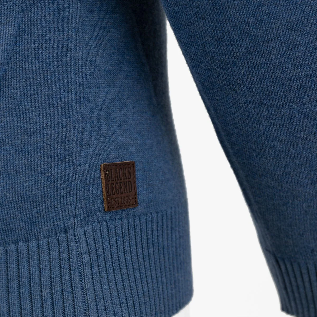 Pull camionneur bleu cachemire - Image 4