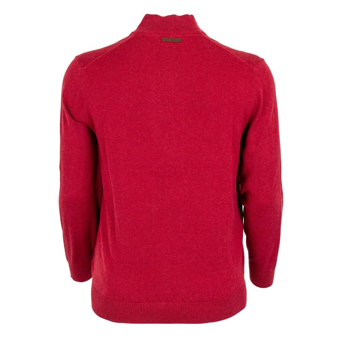 Pull col camionneur rouge cranberry - Image 2