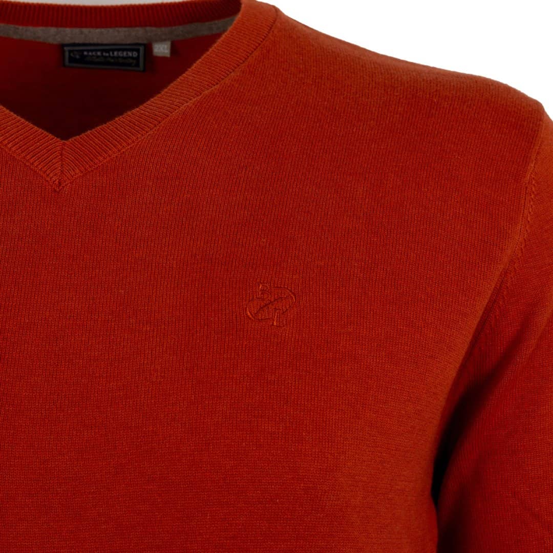 Pull orange col v - Image 3