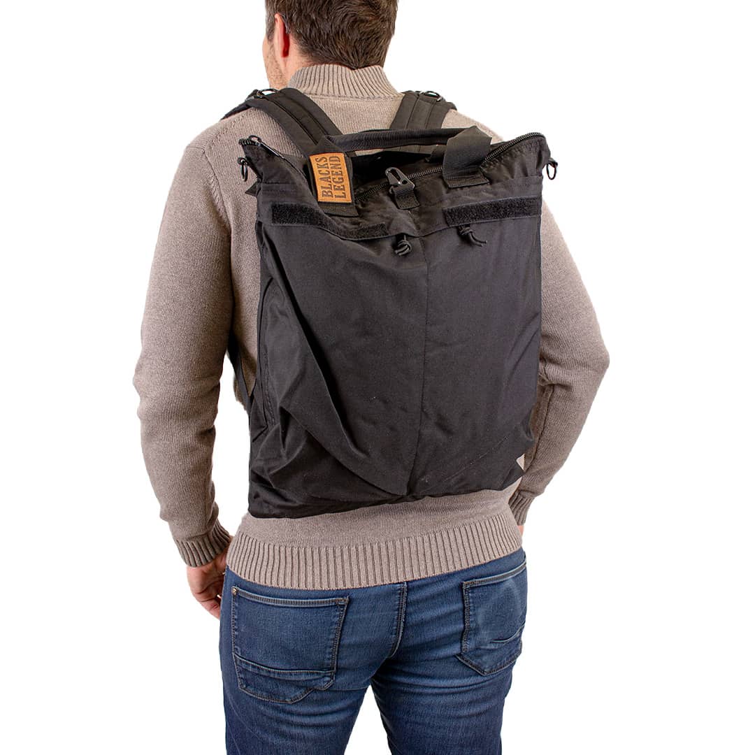 Sac baroudeur noir - Image 3