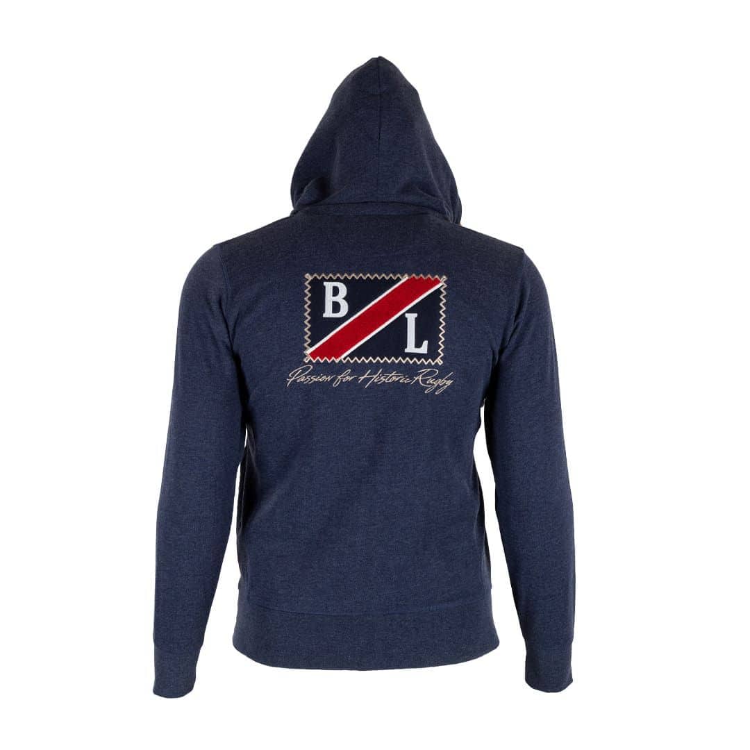 Sweat à capuche zippé bleu marine - Image 8
