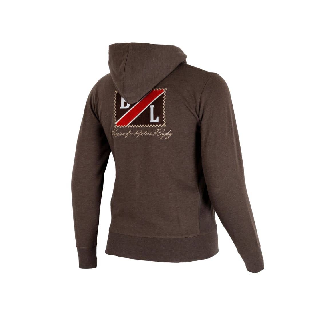 Sweat à capuche zippé marron glacé - Image 3