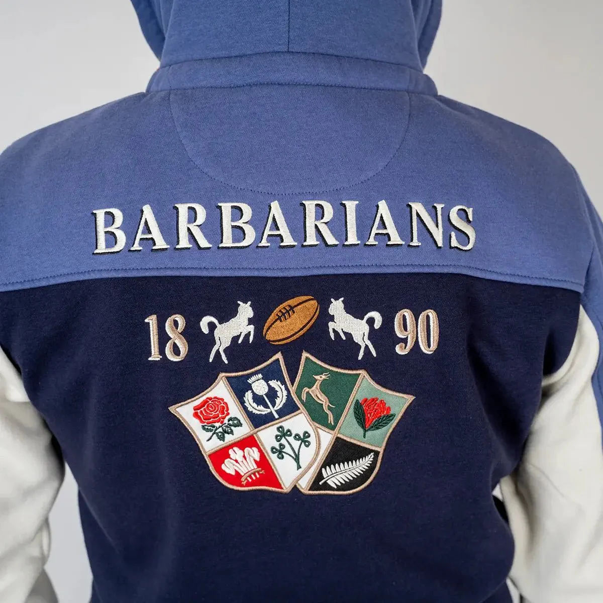 Sweat full zip à capuche Barbarians multi-nations - Image 3