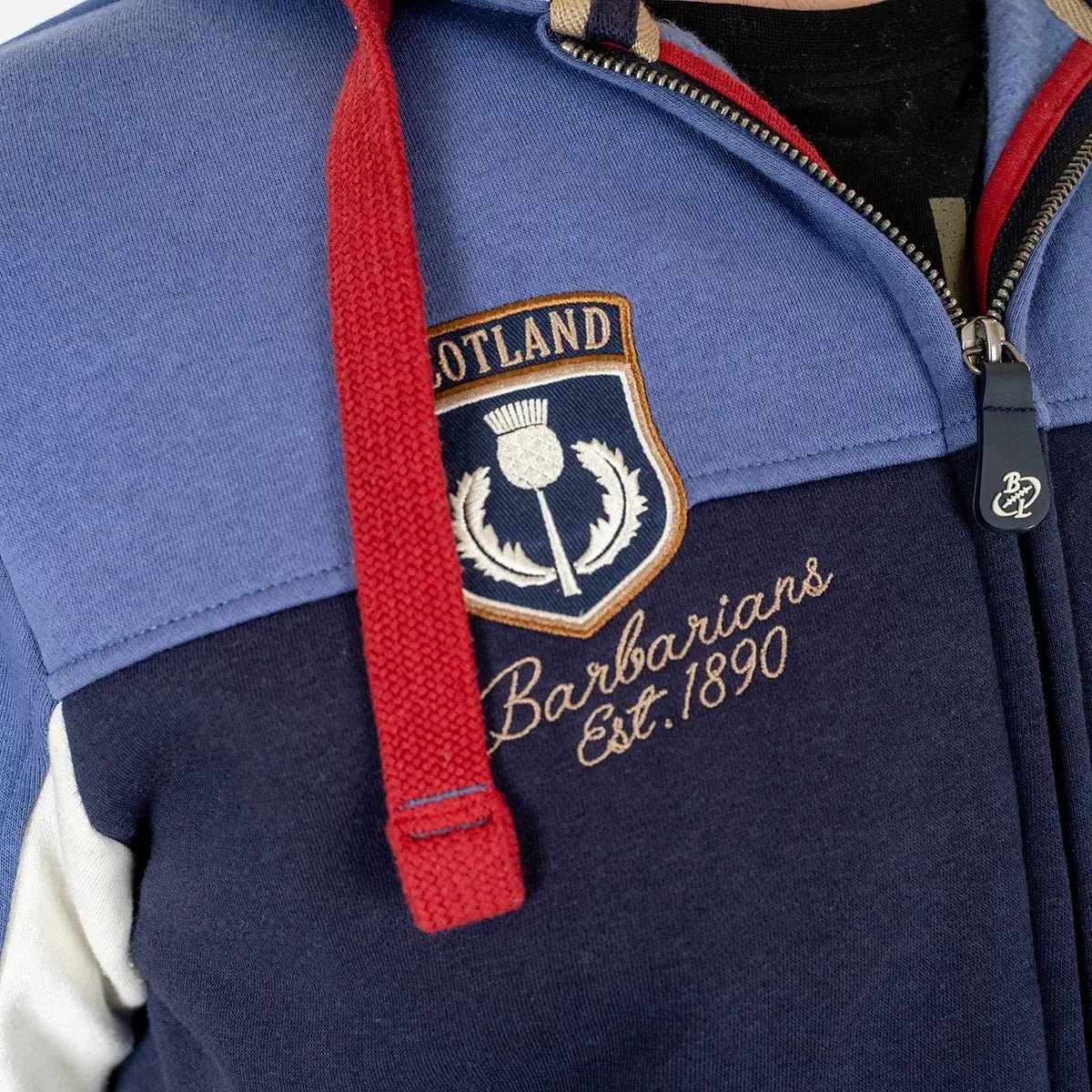 Sweat full zip à capuche Barbarians multi-nations - Image 5