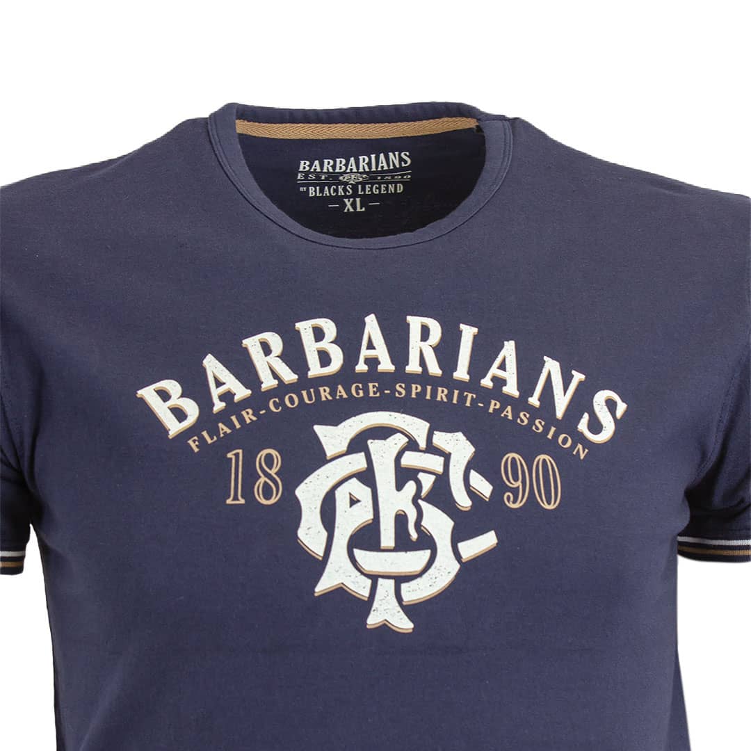T-shirt bleu marine Barbarians BFC - Image 3
