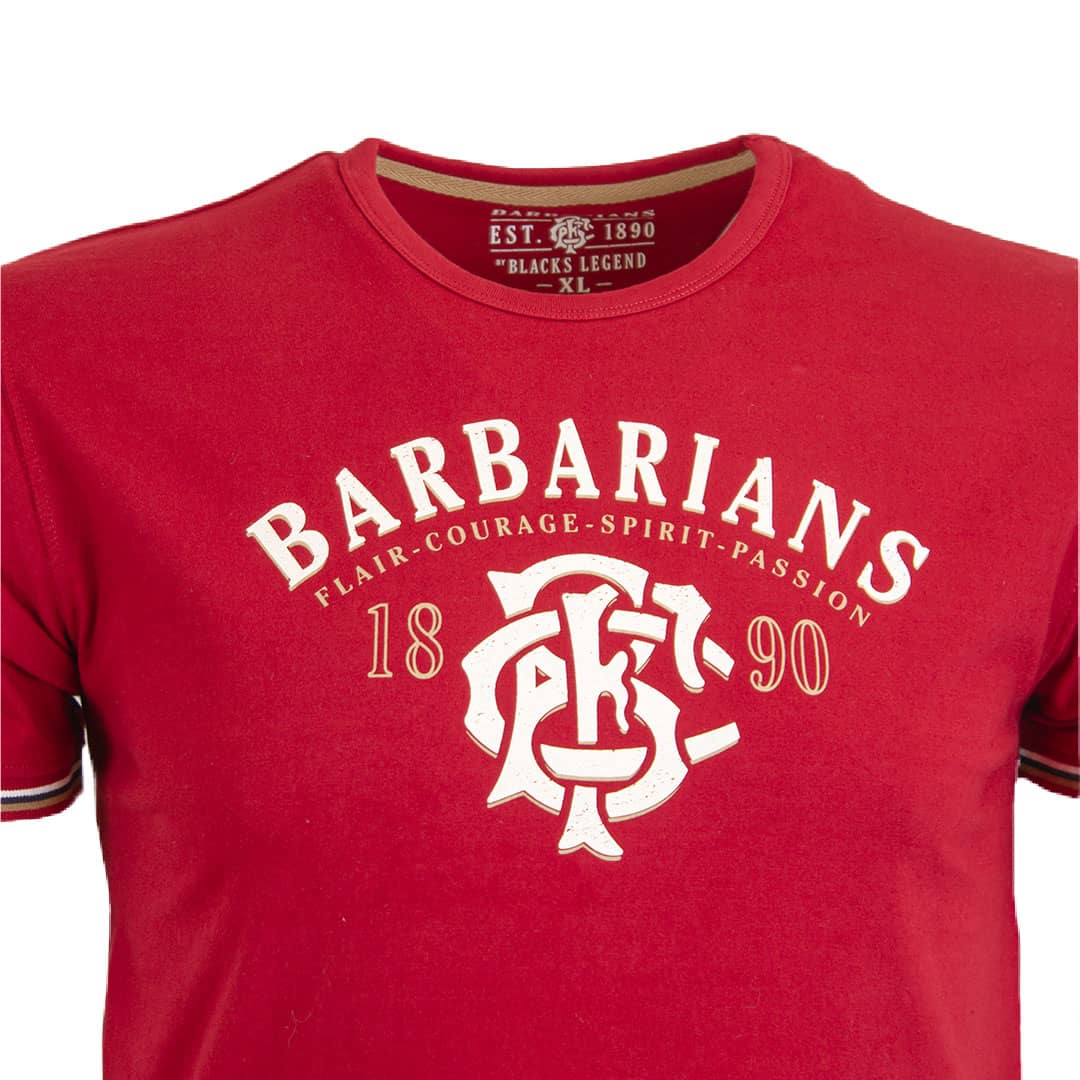 T-shirt rouge Barbarians BFC - Image 3