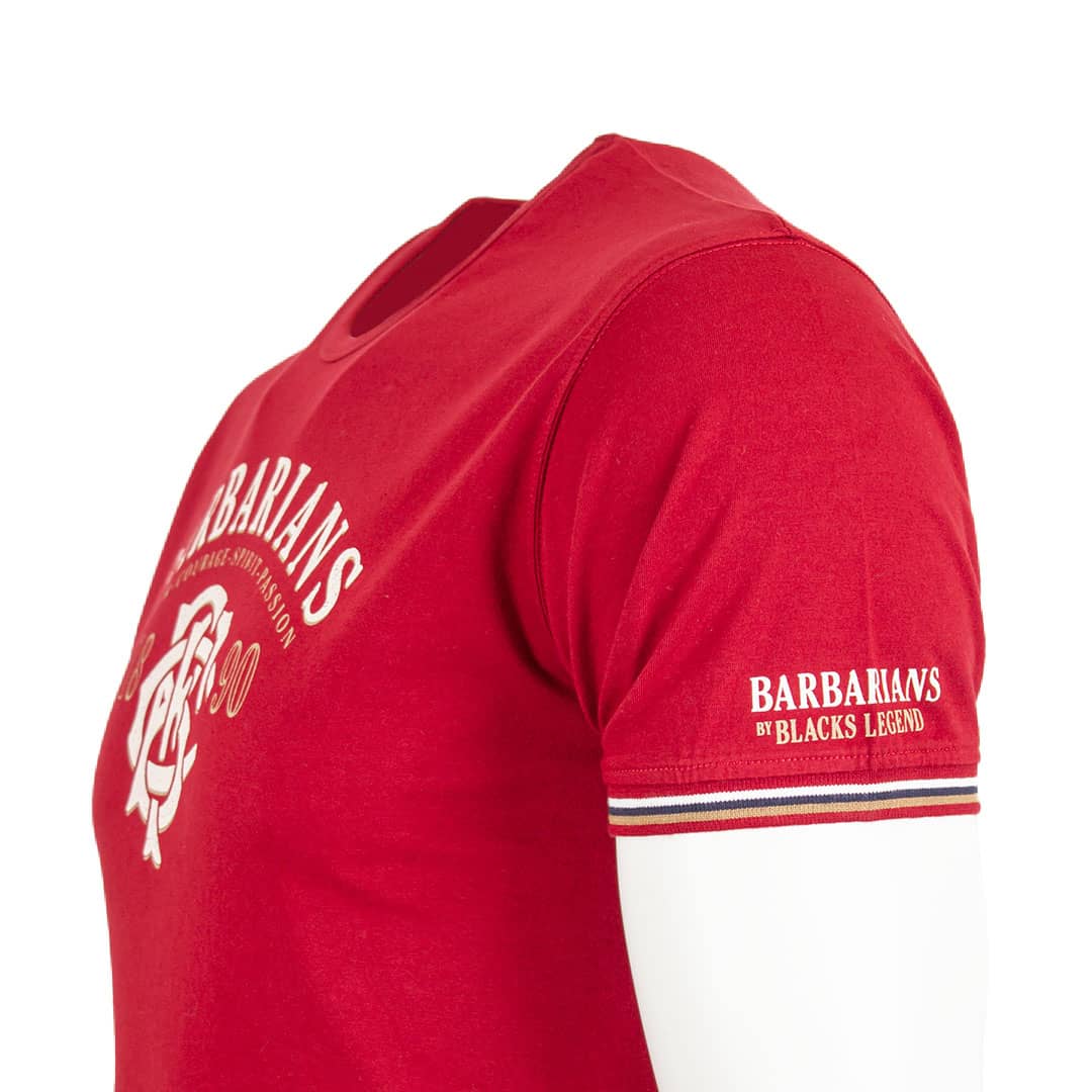 T-shirt rouge Barbarians BFC - Image 4