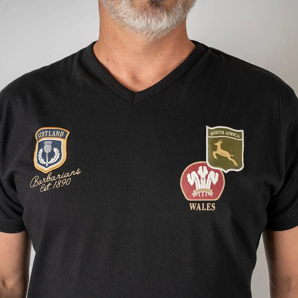 T-shirt Barbarians noir multi-nation - Image 3